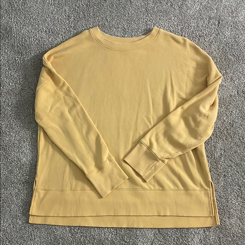 Time and Tru Mustard Yellow Sweater